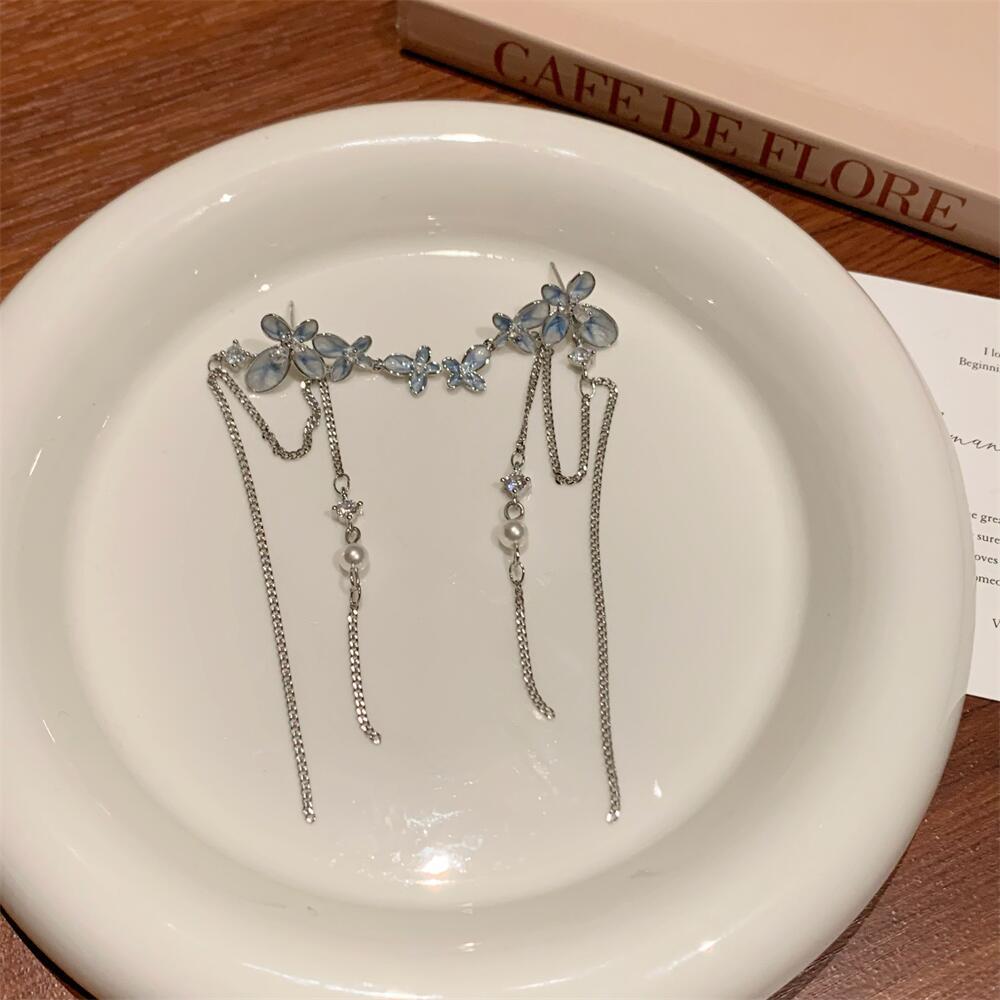 Blue Butterfly Cold High-grade Shape Han Bracelets