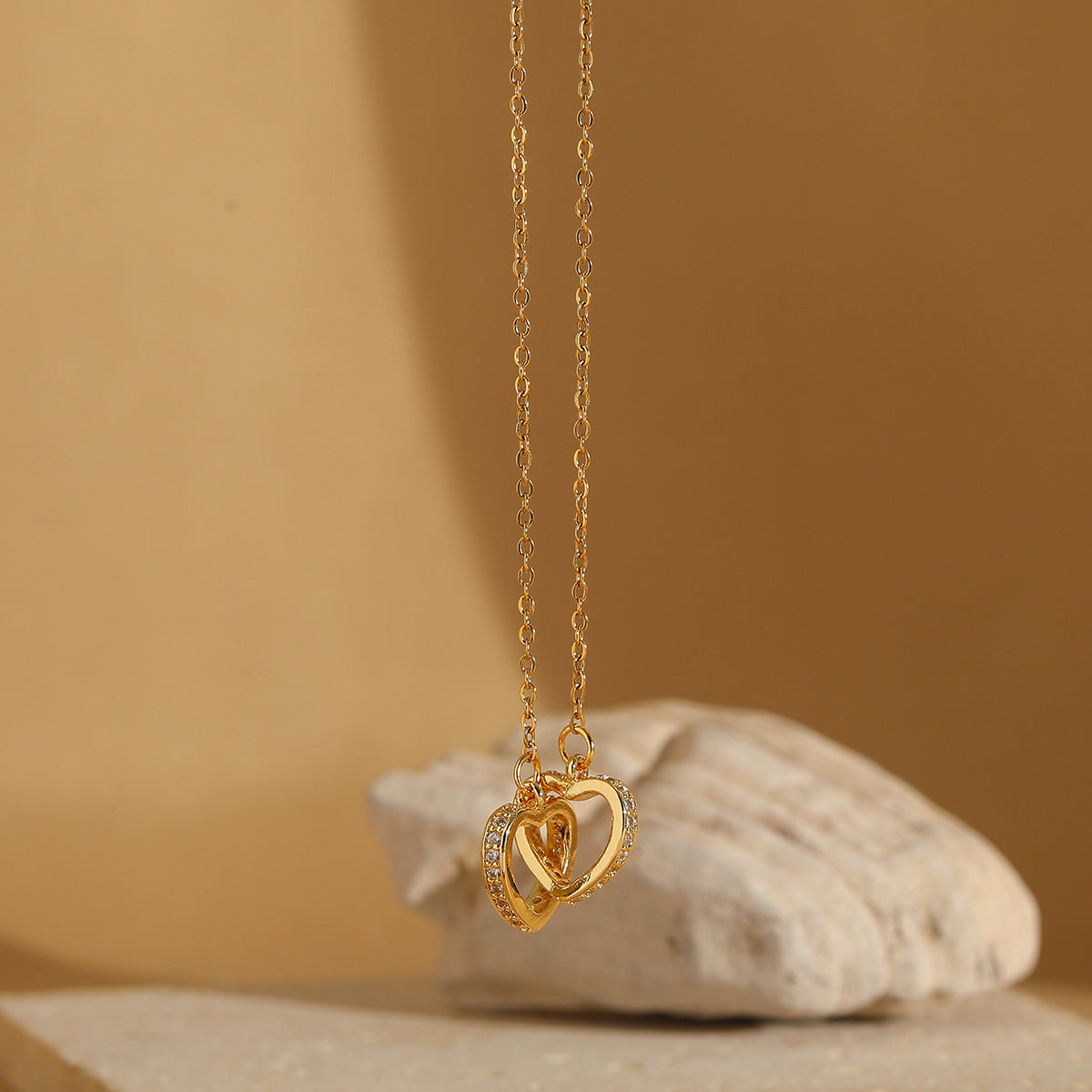 Women's Steel Jeweled Light Luxury Minority High-grade Pendants