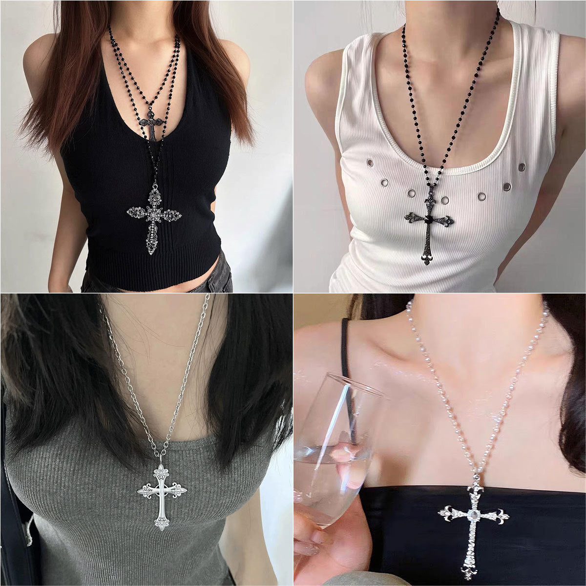 Hot Butterfly Leather Punk Rock Clavicle Collar