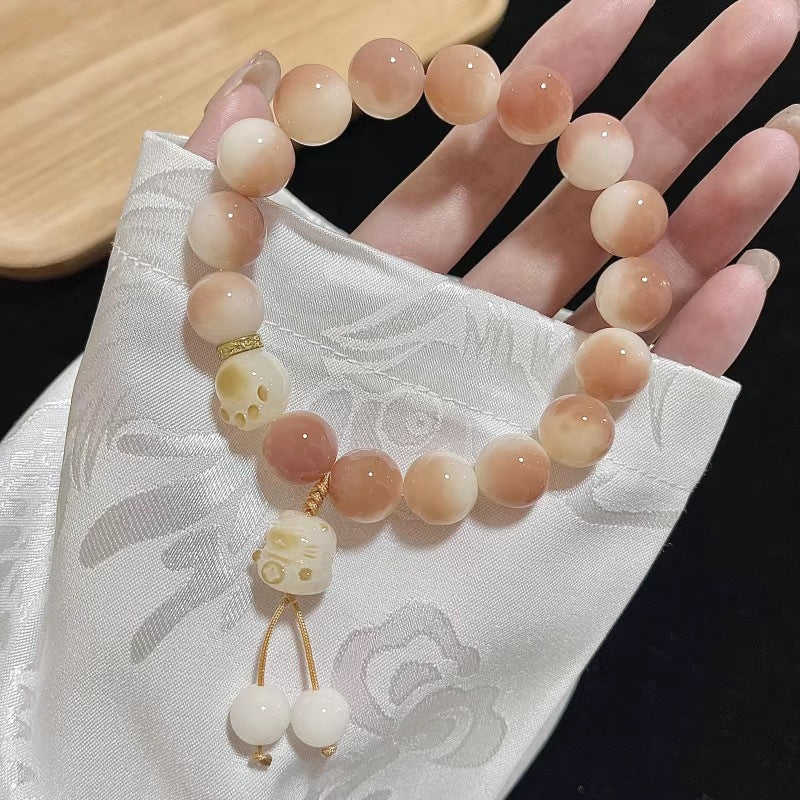 Pear Vortex Carving Cat's Paw Bodhi Pliable Bracelets
