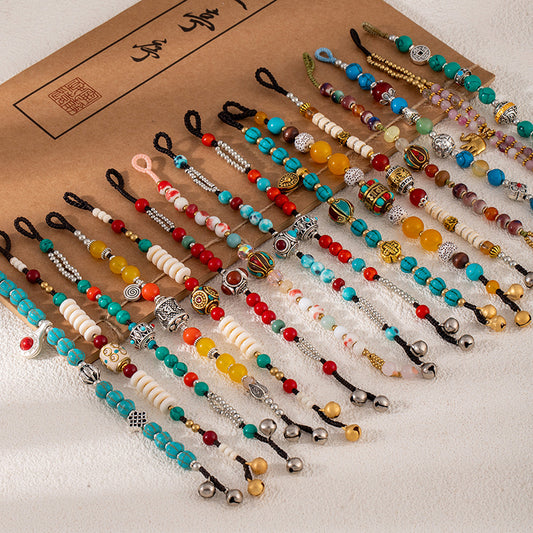 Colorful Turquoise Retro Artistic Personality Nepal Creative Crafts Braid Bracelet