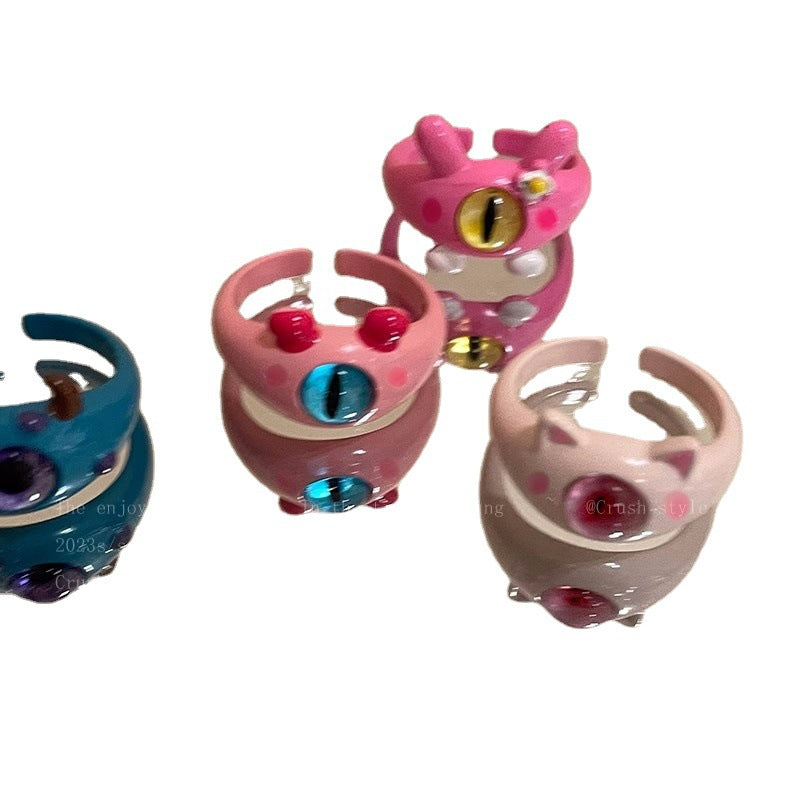 Monster Female Fashion Trendy Switchable Index Ring