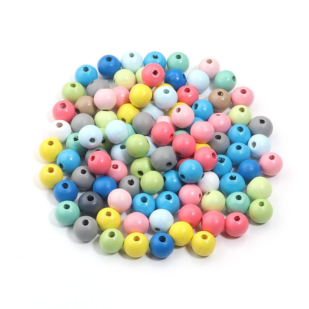 Beads Wooden Bead Scattered Handmade Log Jewelry Accessories