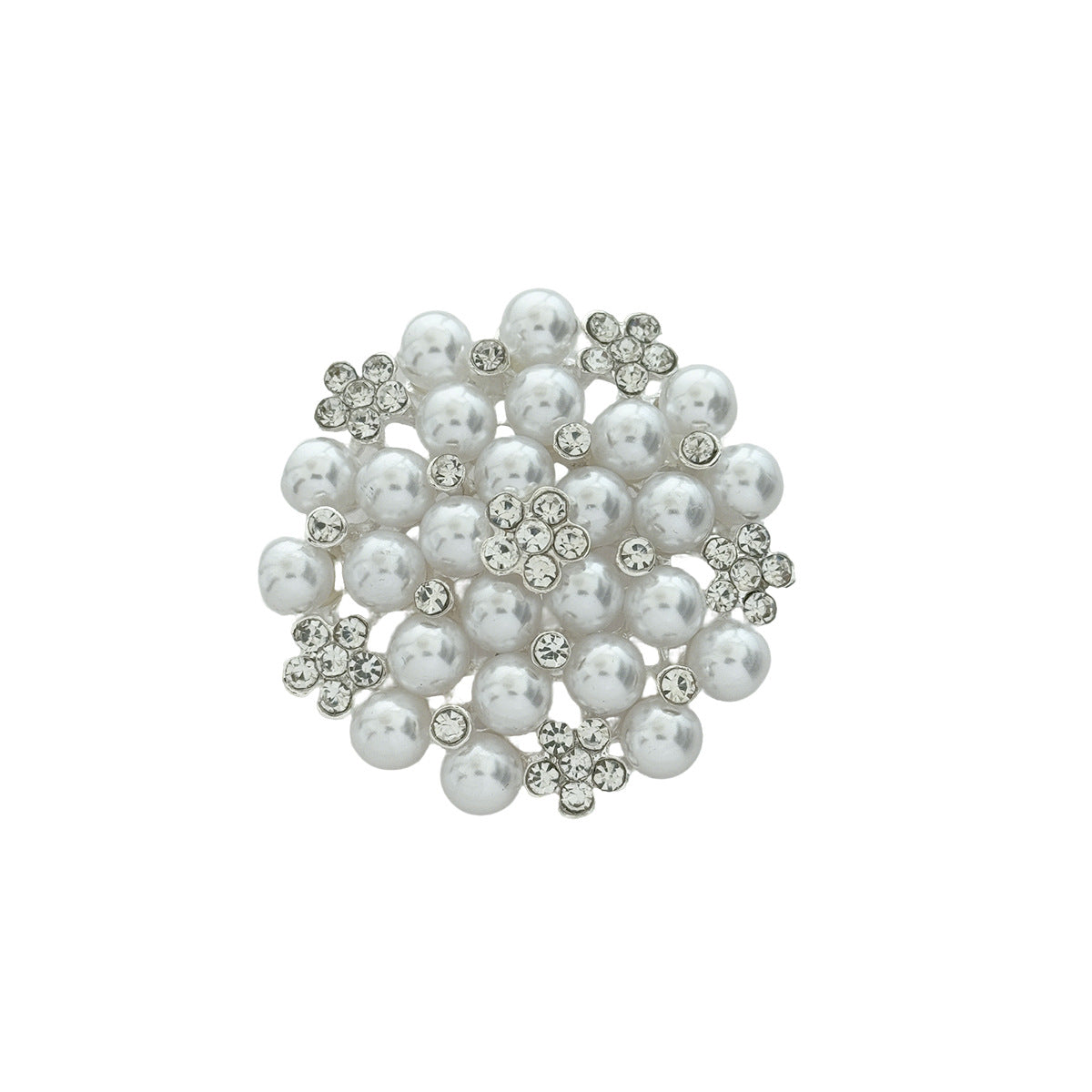 Pearl Large Brooch Pin Collar Sunflower Brooches