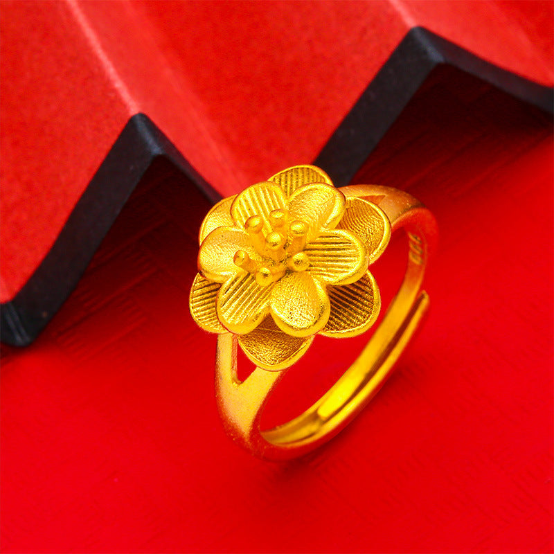 Female Imitation Accessories Lily Bow Simple Jewelry Stall Rings