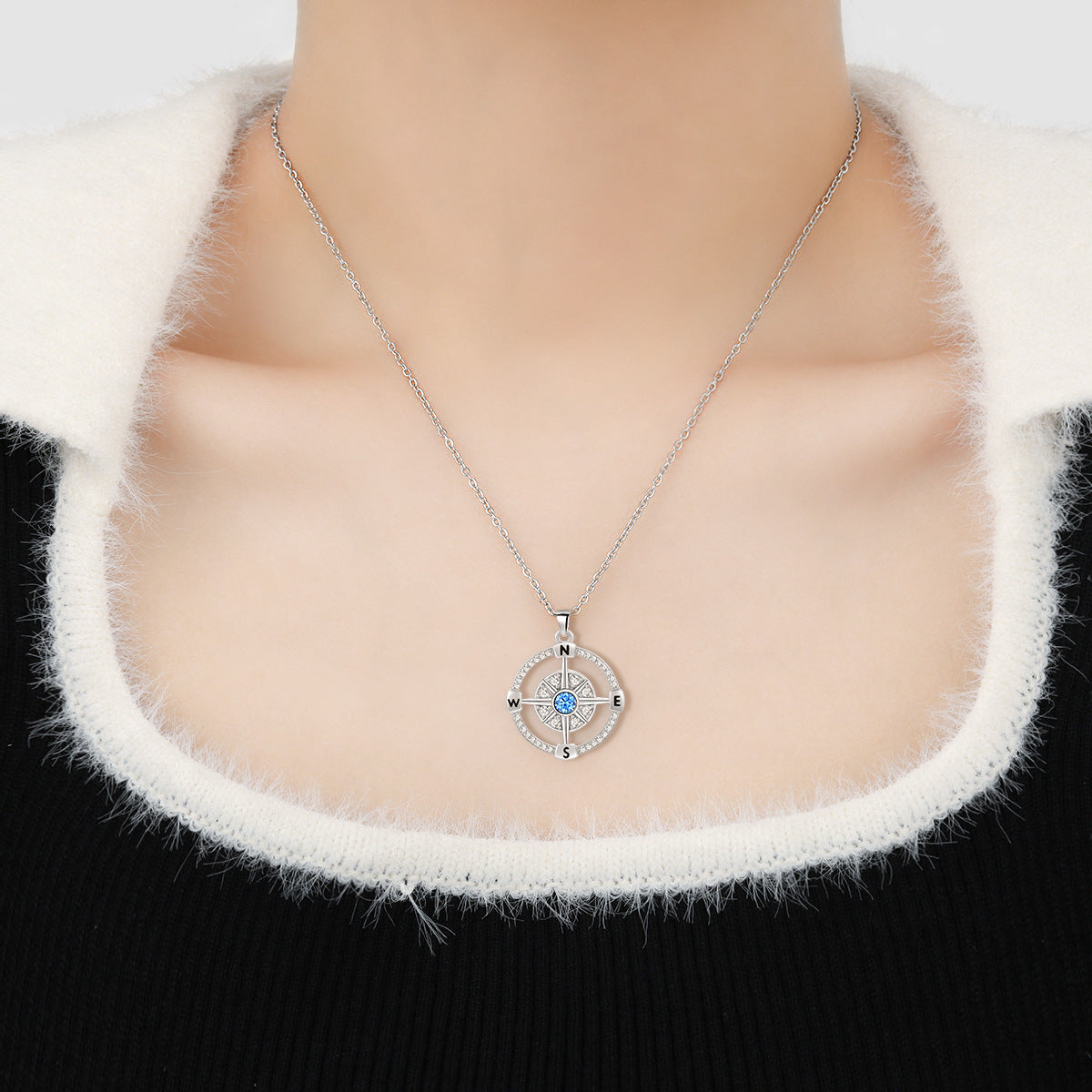 Simple Hip Hop High-grade Asterism Hollow Necklaces