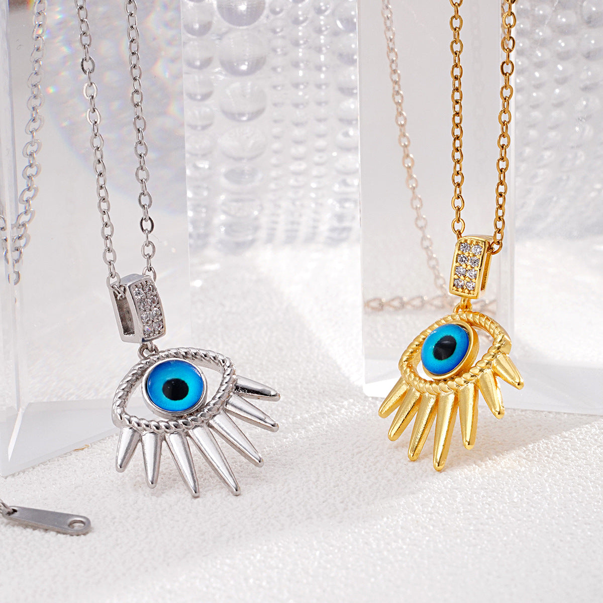 Women's Devil's Eye Niche Titanium Steel Clavicle Necklaces