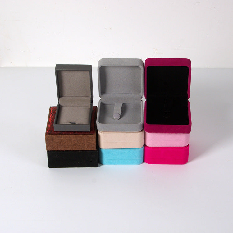 Flannel Box Storage Ear Bag Gift Rings