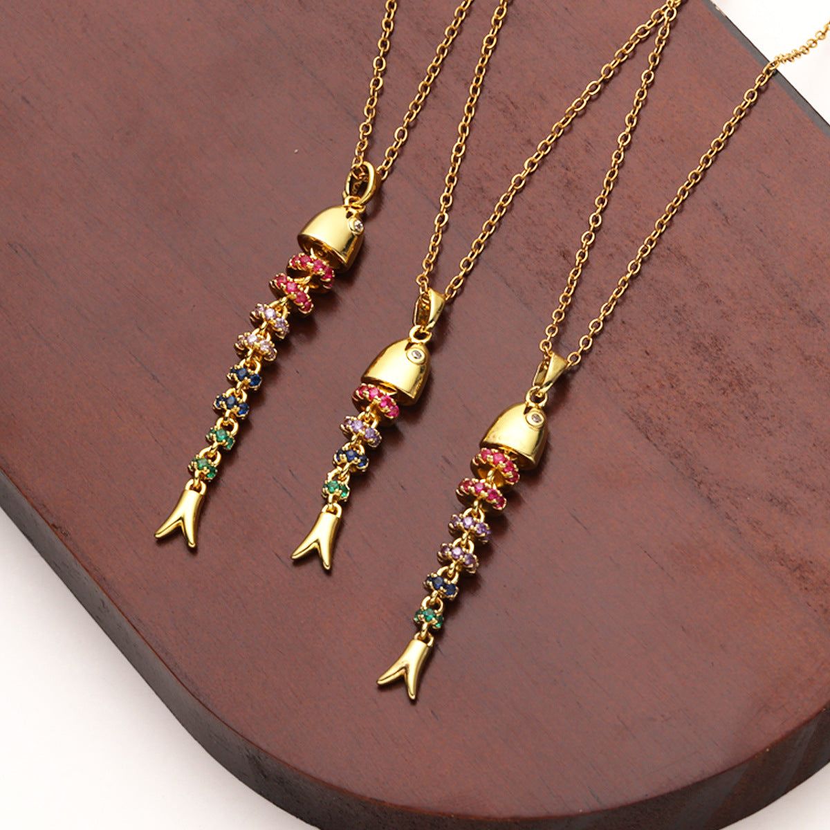 Simple Fashion Fish-shaped Exquisite Light Luxury Stainless Necklaces