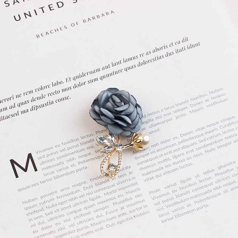 Flower Brooch Classic Style Simple Stylish Corsage Decorative Brooches