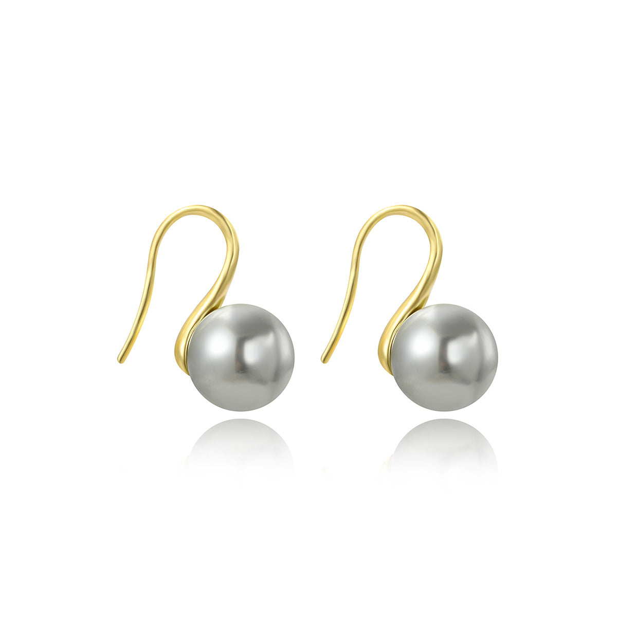 High-grade Geometric Creative Pearl Classy High Heels Simple Ear Hook