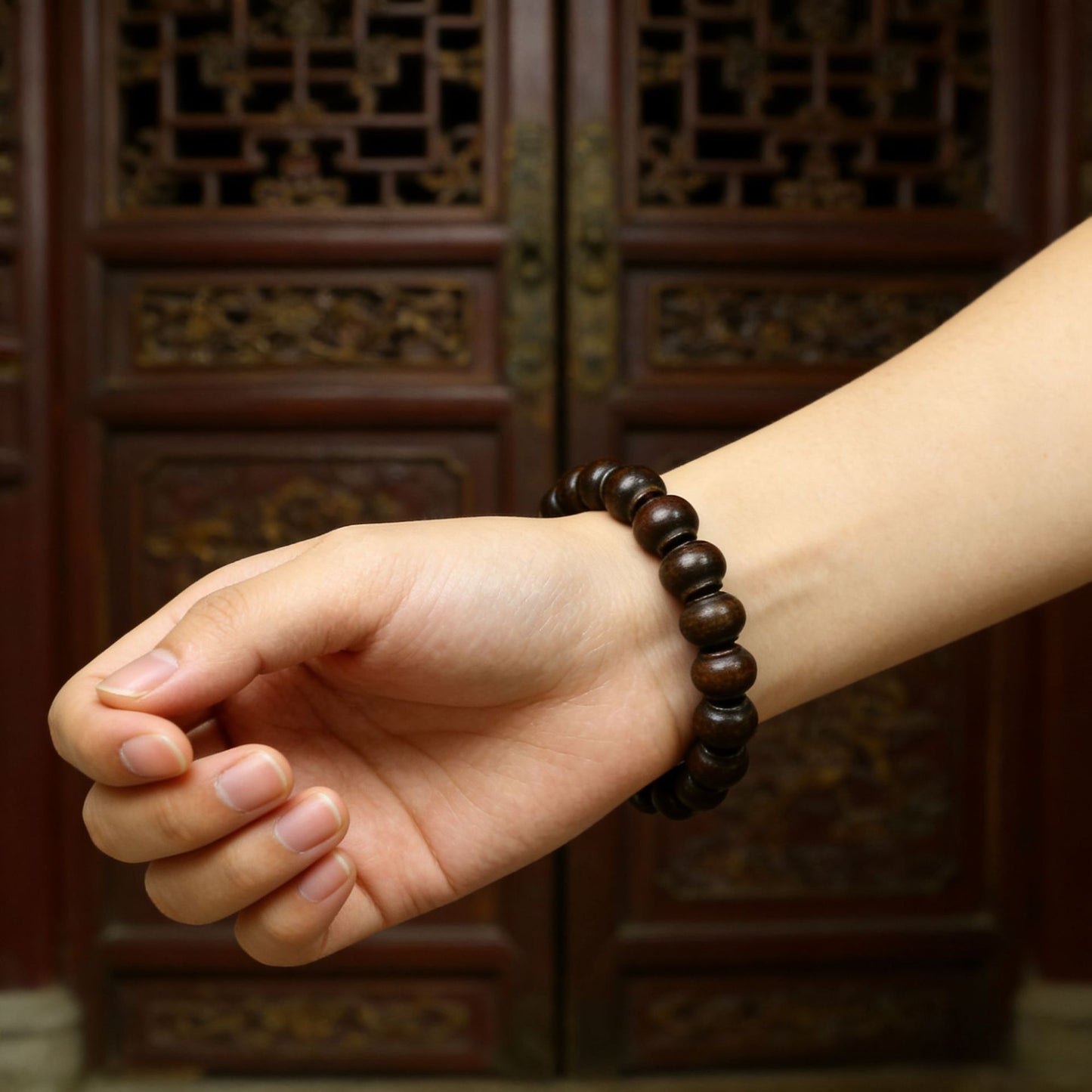 Bodhisattva Eaglewood Chacate Medicine Sink Lantern Bead Solid Wood Bracelets