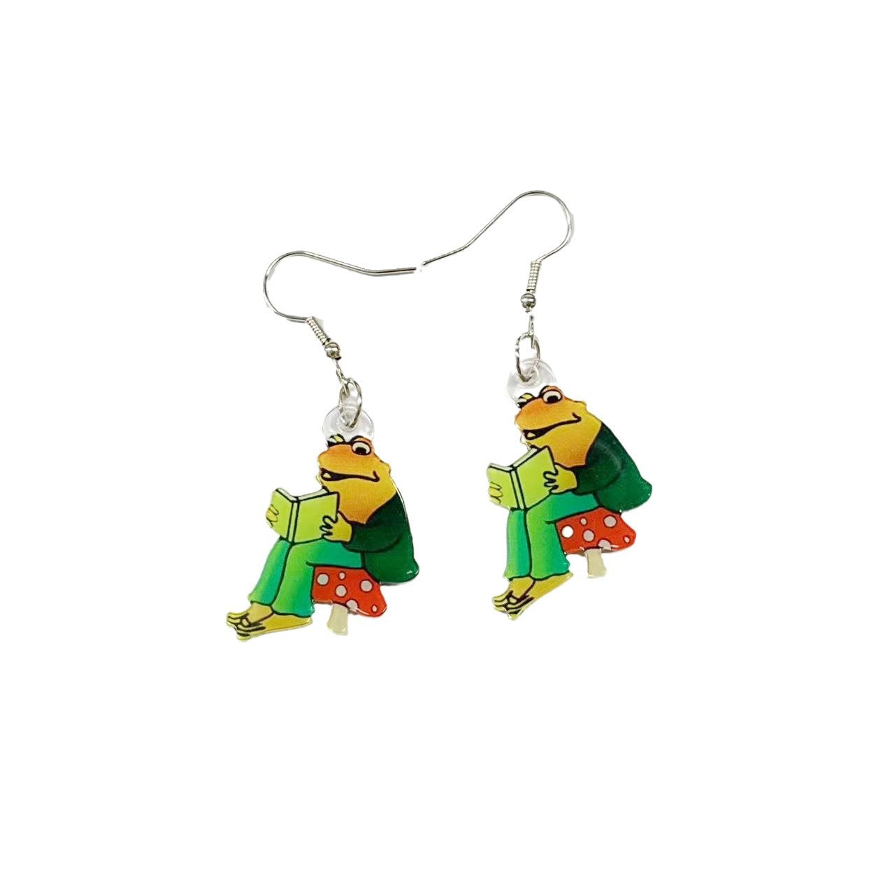 Asymmetric Face Creative Design Interesting Frog Acrylic For Earrings