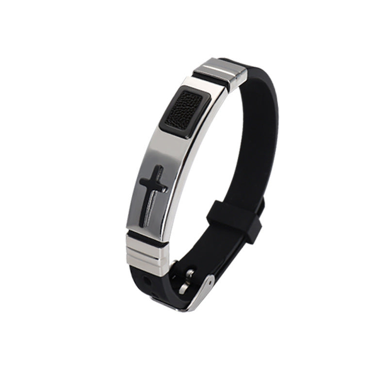 Religious Cross Adjustable Mesh Band Popular Bracelets