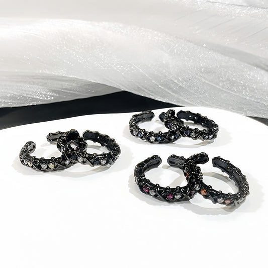 Diamond Zircon Special Interest Light Luxury Versatile Rings
