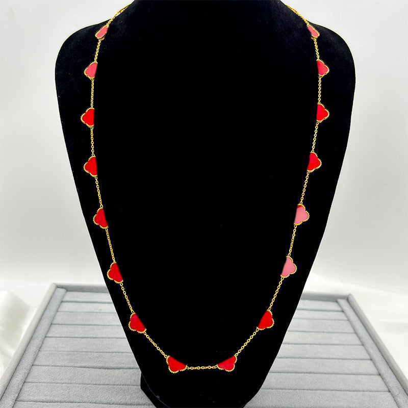 Fritillary Affordable Luxury Fashion Titanium Steel Necklaces