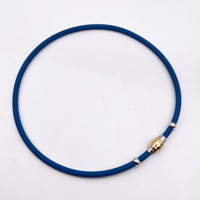 Simple Choker Male Silicone Female Couple Necklaces