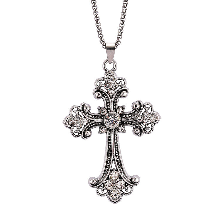 Women's & Men's Simplicity Long Gothic Vintage Stainless Steel Pendants