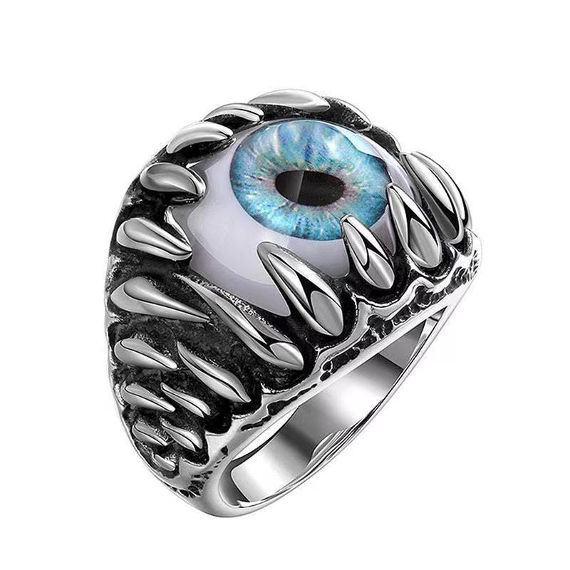 Retro Devil Eye Alloy Evil Trend Ring