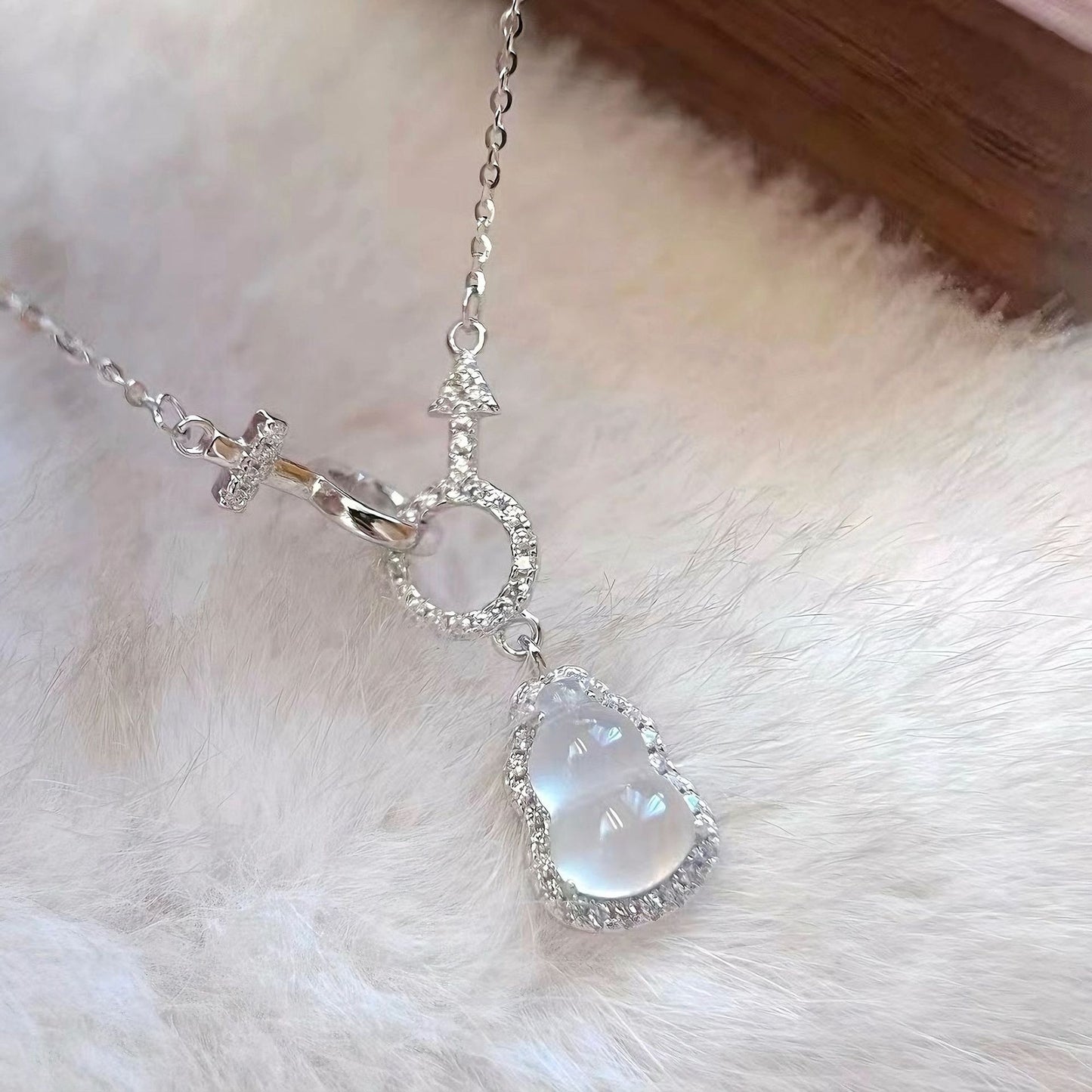 Chinese Style Gourd Light Luxury Minority Design Advanced Clavicle Chain Pendants