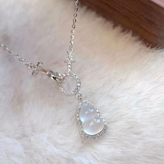 Chinese Style Gourd Light Luxury Minority Design Advanced Clavicle Chain Pendants