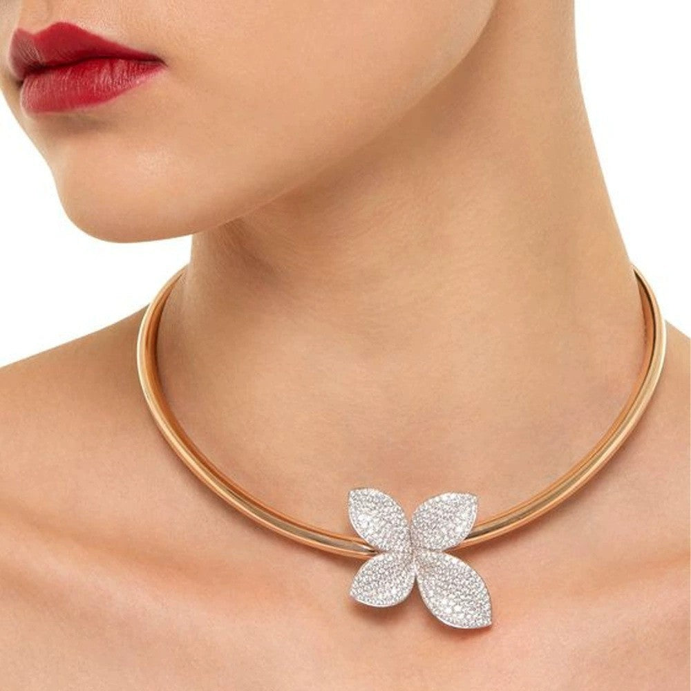 Women's Diamond Open High-grade Party Fashion Alloy Collar