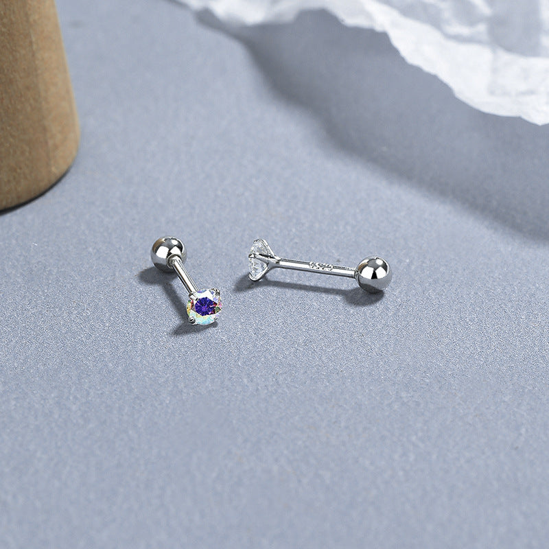 Women's Colorful Zircon Thread Simple Ear Bone Graceful Earrings
