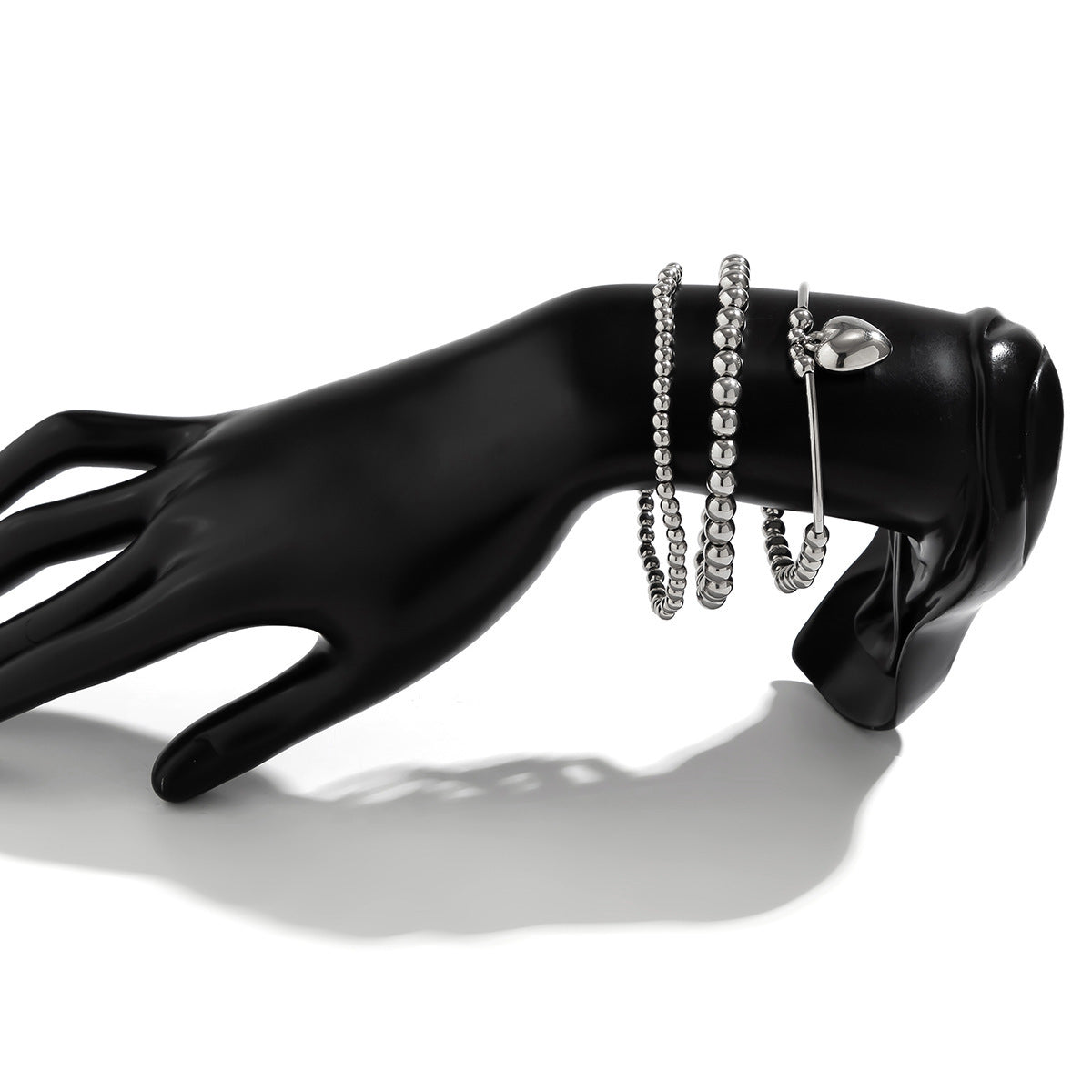 Women's Heart Suit Sweet Cool String Beads Bracelet