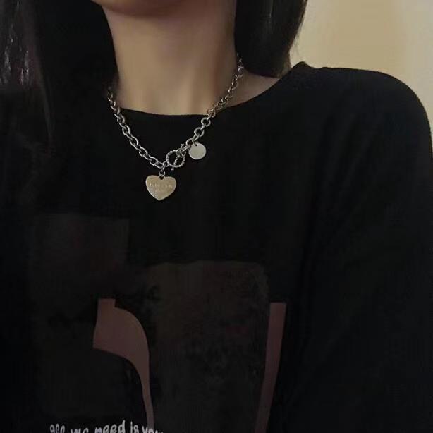 Women's Butterfly Niche Design Versatile Personality Hip Hop Clavicle Chain Necklace