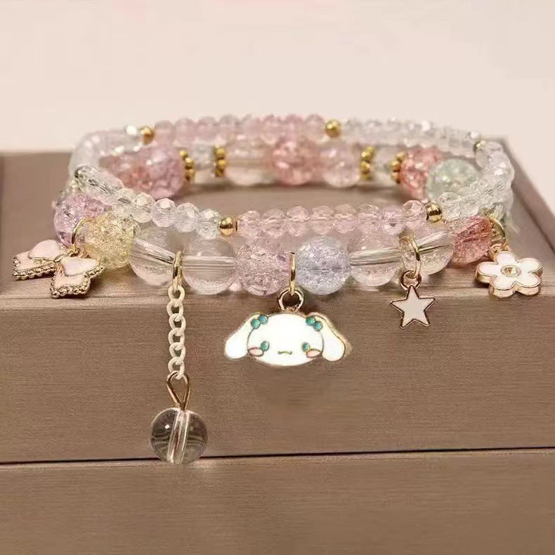 Little String Beads Crystal Female Cute Girlfriends Fashion Bracelet
