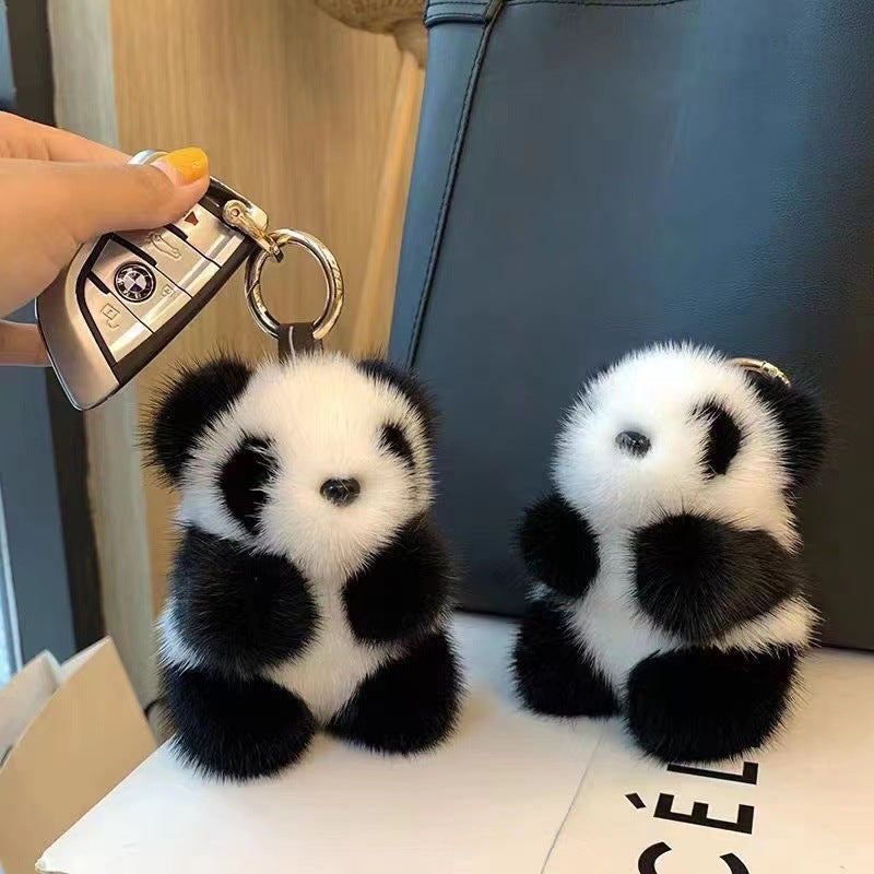 Plush Lesser Panda Bags Decoration Birthday Hanging Ornaments