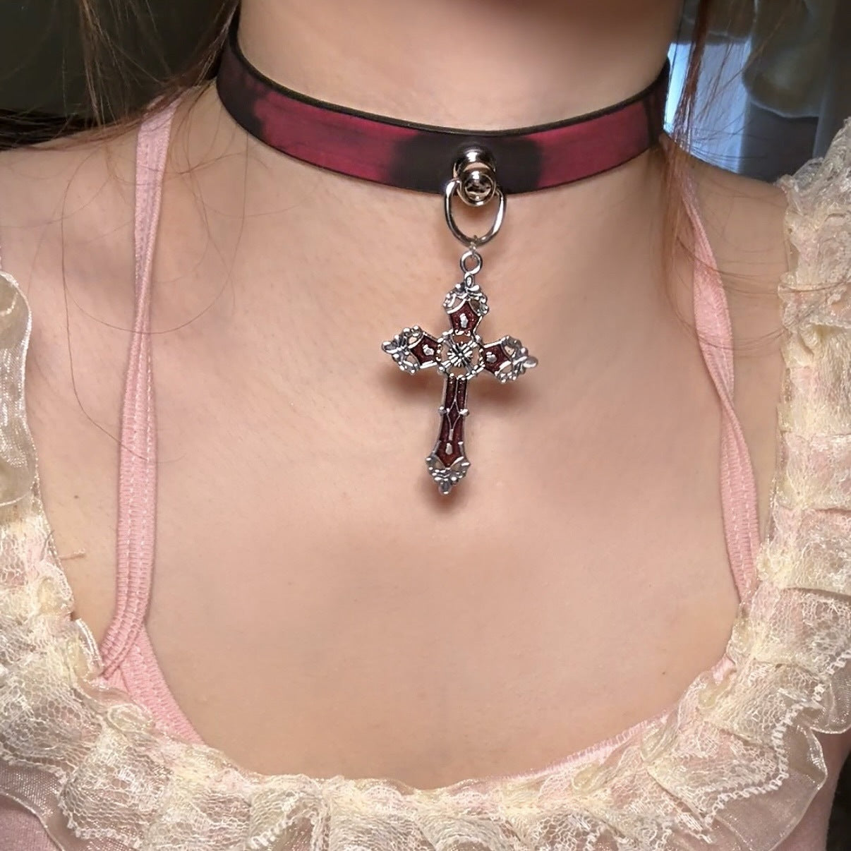 Paw Hot Soft Leather Trendy Cool High-grade Collar