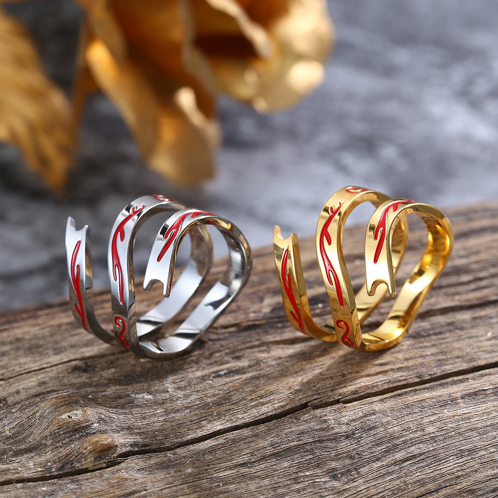 Three Princes Magic Weapon Adjustable Seal Ring