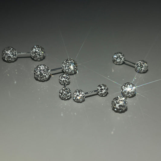 Personality Screw Tightening Buckle Exquisite Light Earrings