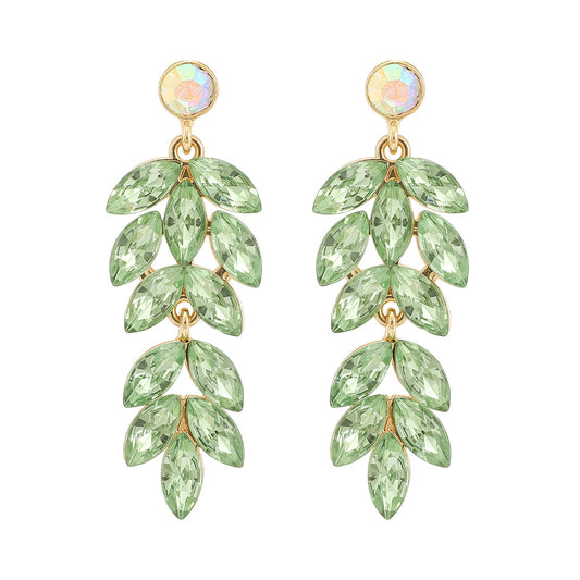 Women's Light Luxury Rhinestone For Shiny Fashion Unique Design Earrings