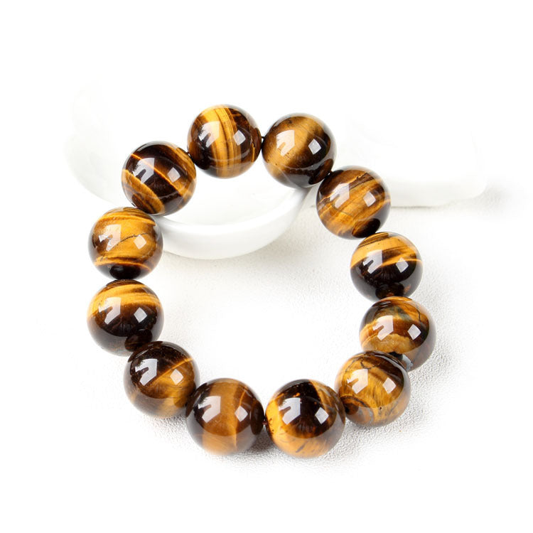 Women's & Men's Tiger's Eye Pi Plate Crafts Single Circle Life Minority Simple Bracelet