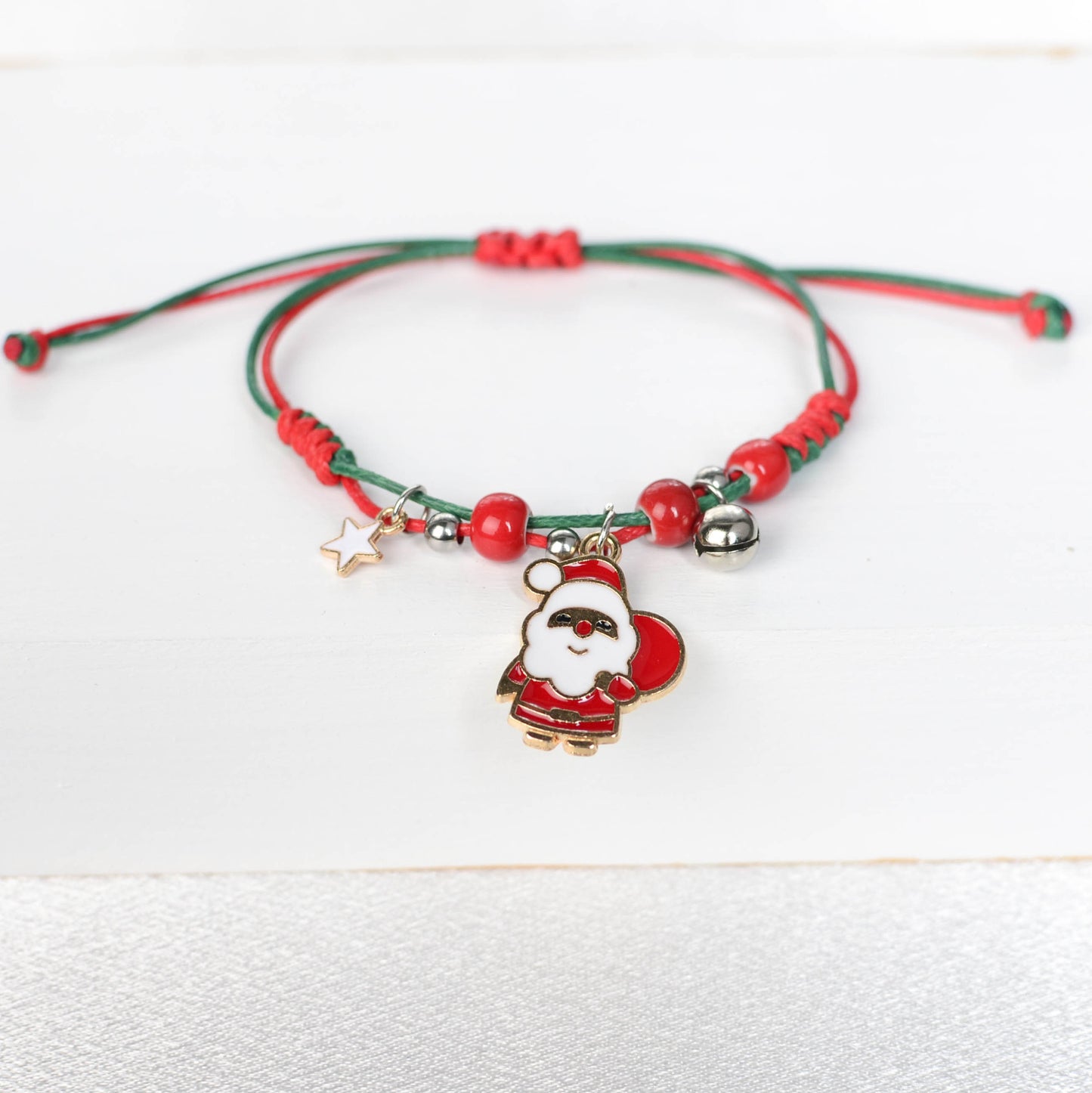 Christmas Festival Hand-woven Santa Claus Gift Bracelets