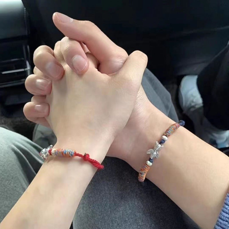 Koi Carrying Strap Niche Ashore Summer Tibetan Couple Bracelet
