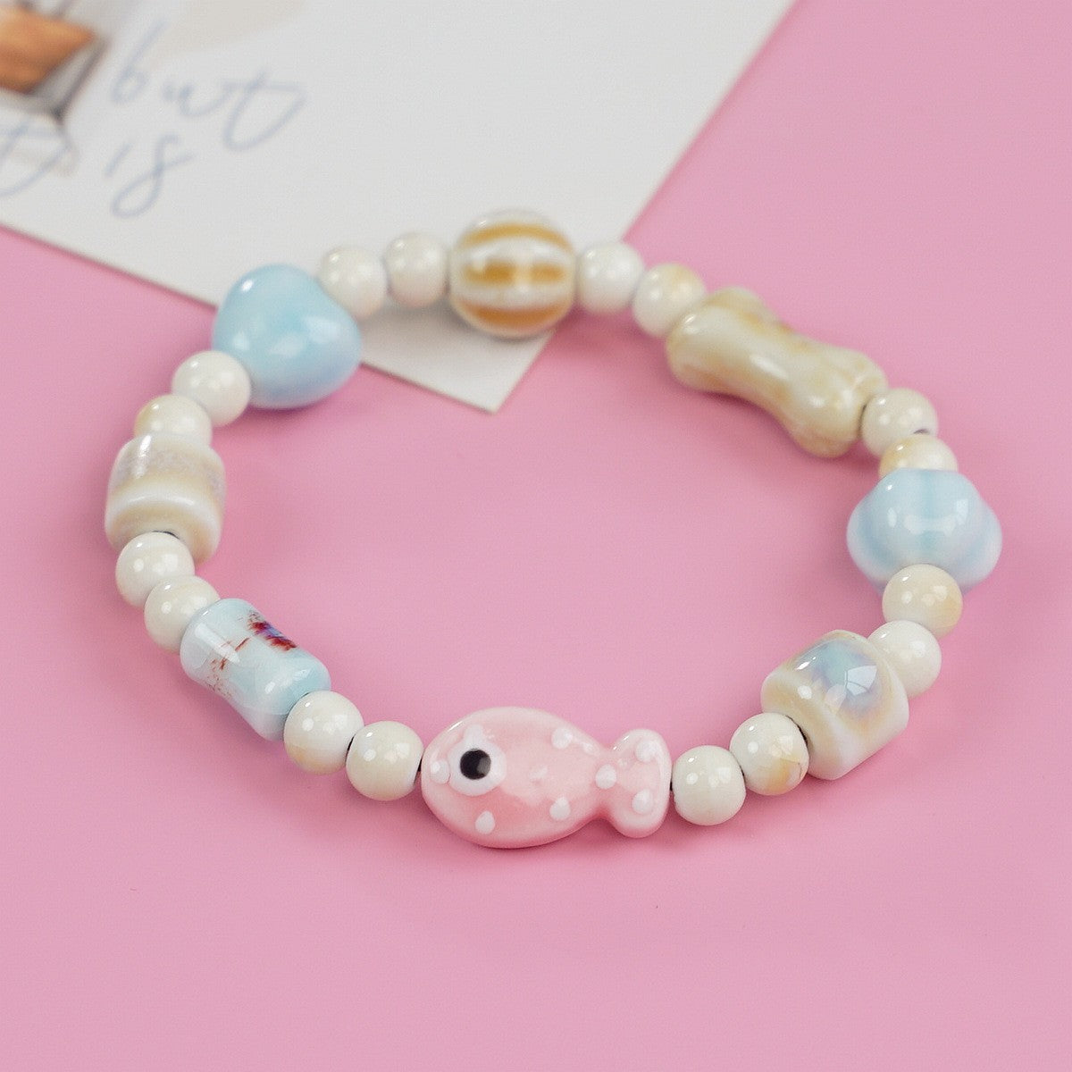 Ceramic Design High-grade Female Sweet Travel Simple Fresh Bracelet