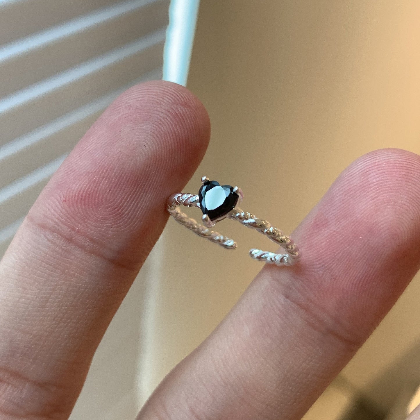 Cute Anime Cartoon Figures Small Female Niche Design Adjustable Ring