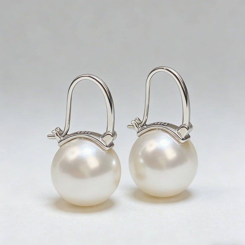 Sterling Sier Flower Basket Teapot Shape Pearl Ear Clip Affordable Rings