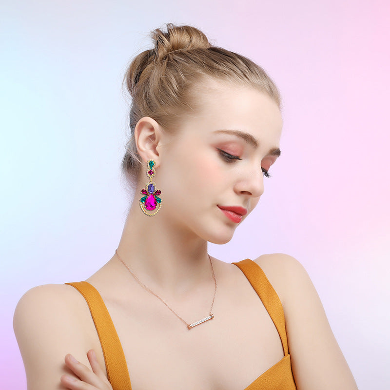 Women's Exaggerated Ball Fashion Drop-shaped Retro Affordable Earrings