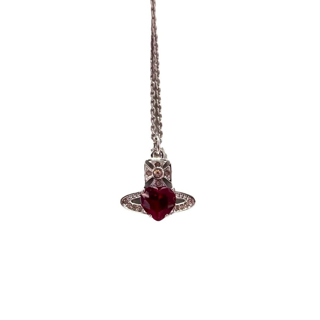 Queen Mother Ruby Saturn Red Loving Necklaces