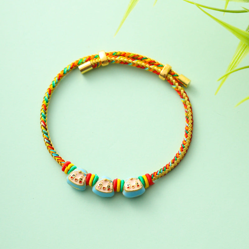 Children's Hundred Dragon Boat Festival Colorful Braided Rope Batches Of Goods Bracelets