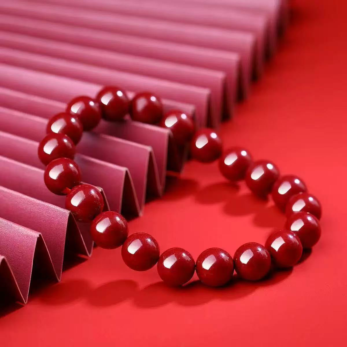 Ore Crystal Cinnabar High Content Single Simple Purple Bracelets