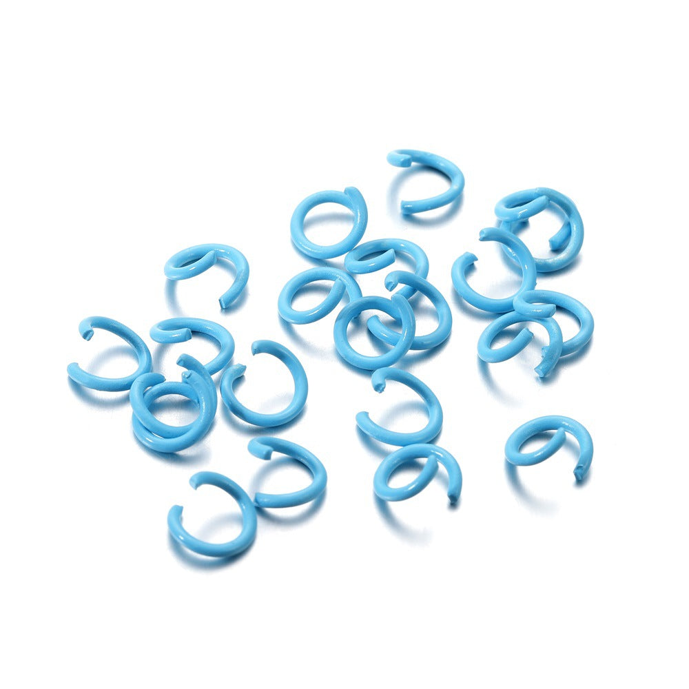 Single Circle Paint Color Broken Small Hoop Jewelry Accessories