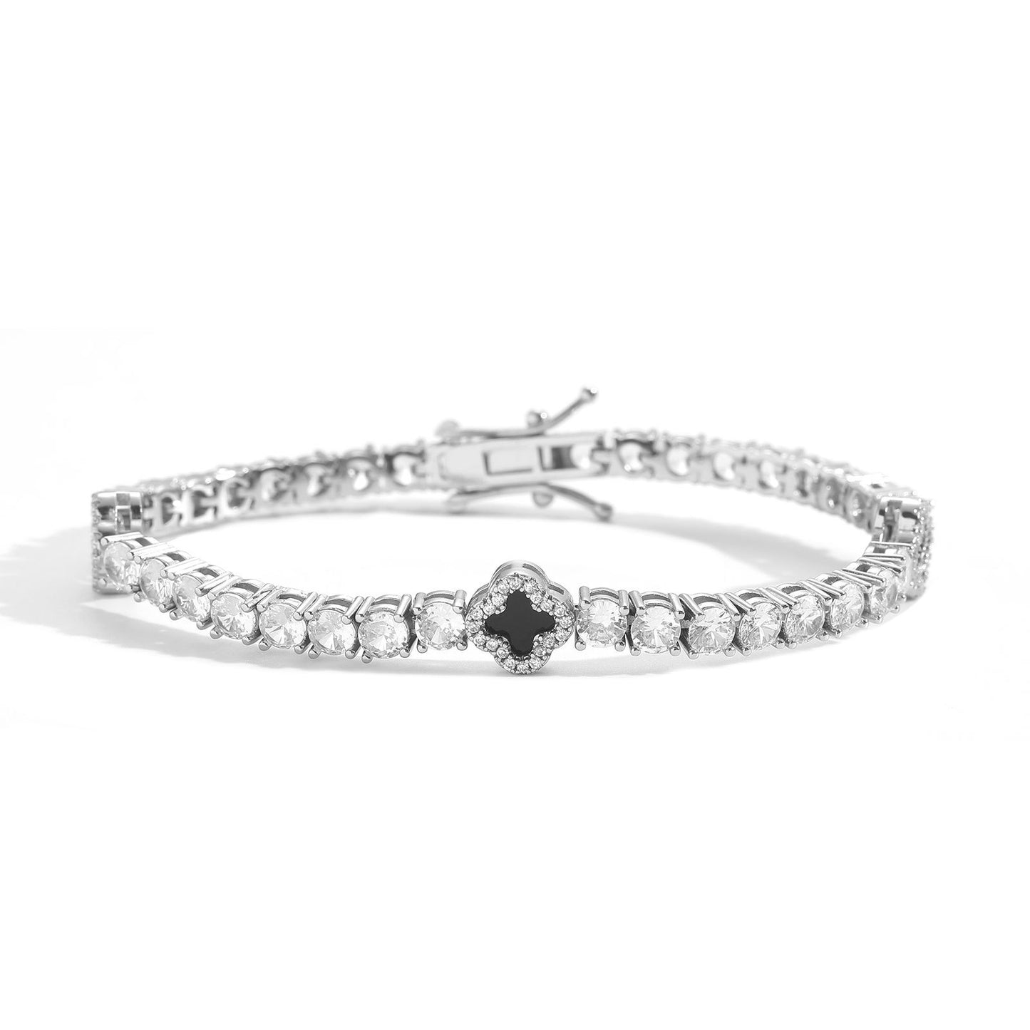 Four-leaf Clover Diamond Tennis Chain Exquisite Bracelets