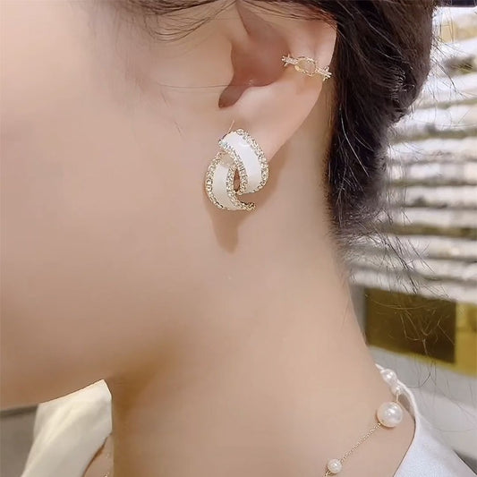 Women's Needle Fashion Geometry Pattern Trendy Style Earrings