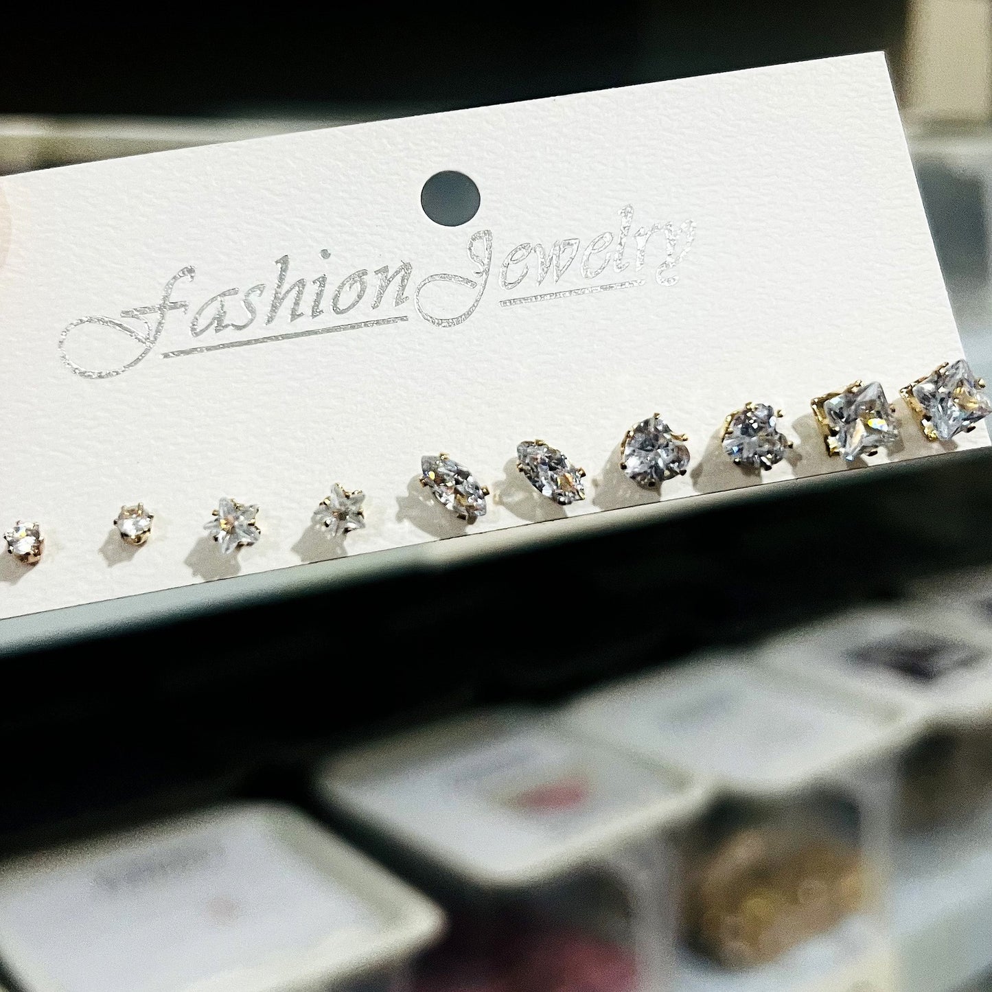 Innovative Simple Elegant Zircon Rhinestones Rhinestone Earrings