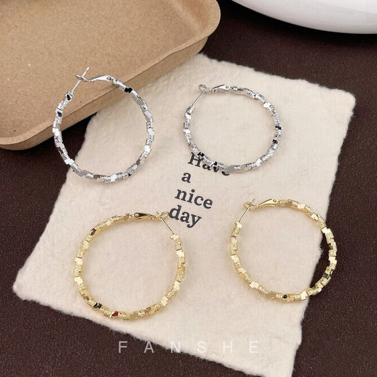 Commuter Small Pieces Of Sier Ear Fashion Temperament Simple Metal Bracelets